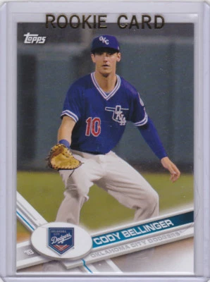 CODY BELLINGER ROOKIE CARD 2017 Topps Los Angeles Dodgers MLB Baseball RC - Image 1 of 2