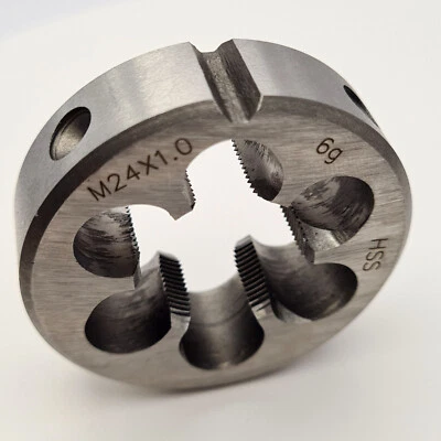 DNI-WERKZEUGE M24 x 1 Schneideisen Feingewinde Gewindeschneideisen Gewindeschneider Gewinde