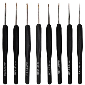 Häkelnadelset 8 Stk.Gr. 1,0 mm - 2,75 mm Häkelnadel Stricknadeln Stricken Häkeln - Bild 1 von 2