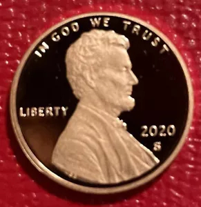 2020 S Lincoln Shield Cent Proof penny from US proof mint proof set - Picture 1 of 2