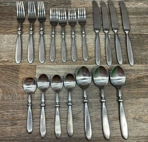 Cambridge Townhouse posate acciaio inox satinato lotto di 18 cucchiai forchetta coltello cena B - Foto 1 di 12