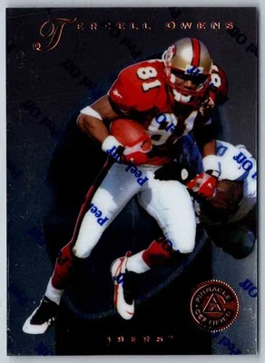 1997 Pinnacle Certified NFL Terrell Owens #27  Football Card - Image 1 of 2