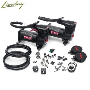 Viair Stealth Black Dual 425C Compressor (33% Duty 175PSI) Airride Airlift - Picture 1 of 1
