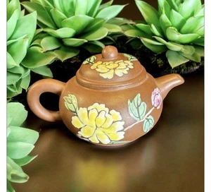 VTG, Yixing Zisha, Purple Clay, Handmade, Teapot, Signed/Stamped, Art Pottery! - Picture 1 of 13