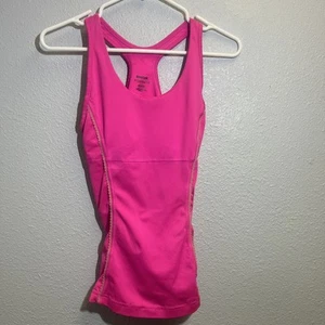 Reebok Women's Workout Tank Top Racerback Gym Running Pink Size XS Athletic - Picture 1 of 7