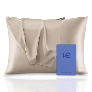 Kickoff Premium 100% Pure Natural Organic Mulberry Soft Silk Cooling Pillowca... - Picture 1 of 9