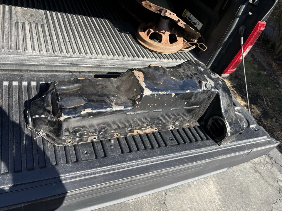 Редкий масляный поддон с плоской головкой V12 Lincoln Zephyr Ford Hot Rod 1936 1937 1938 1939 1940  - Изображение 1 из 4