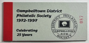 Campbeltown Philatelic Society 1999 Celebrating 25 Yrs UB19 2x45c stamps booklet - Bild 1 von 3