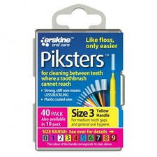 Cheapest Piksters Interdental Brushes 40 Pack - All Sizes