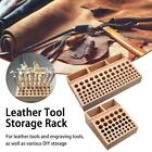 98/46 Hole Leather Tool Storage Rack Frame Hand-Stitched GX Punch Rack F2P9