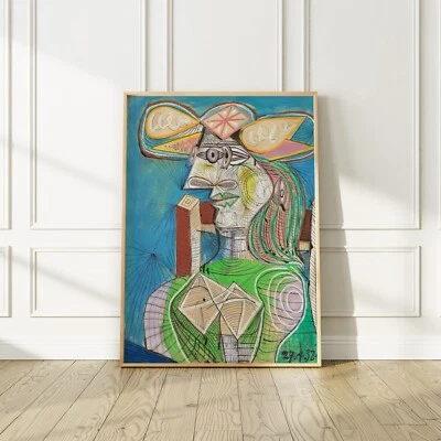 Pablo Picasso 1921 "Head of a Woman" Art Print, Premium Matte Paper - Image 1 of 4