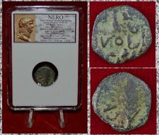 Ancient Judaean Coin Of NERO Bronze Prutah Jerusalem Mint 58-59AD