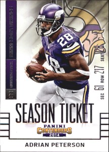 2014 Panini Contenders #100 Adrian Peterson VIKINGS H12913 - NM-MT