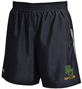 Baylor Bears Men's Under Armour Black Launch Running Shorts (Small) - Picture 1 of 6