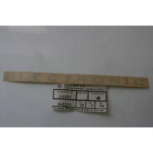 Adesivo cofano "ELECTRONIC" Nameplate sticker Piaggio Vespa Rally 200 VSE1T - Imagen 1 de 2