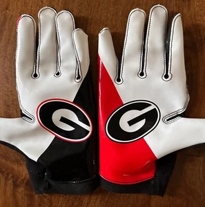 NCAA Georgia NATIONAL CHAMPIONSHIP WORN Nike Gloves, no strap GREAT conditon 3XL - Picture 1 of 6