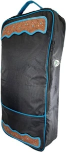 Tahoe Tack fleur turquoise 1680D support nylon sac bride rembourré cheval - Photo 1/1