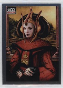2023 Topps Chrome Star Wars Galaxy Padme Amidala A Queen in Portrait #50 0zy7