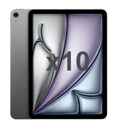 10 Tempered Glass Screen Protector for Apple iPad Air 11'' 6th Gen 2024/25 Bulk - Image 1 of 4