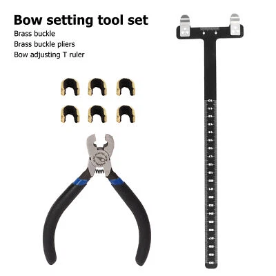 Bow String Nocking Points Pliers Nocking Buckle Pliers Kit Archery Compound FF - Image 1 of 4