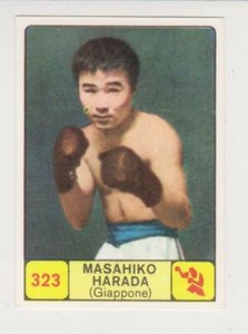 Panini Campioni Dello Sport 1968-69 card #323 Masahiko Harada Japan Boxing