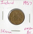 Coin Iceland 1 Króna 1957 Km12a