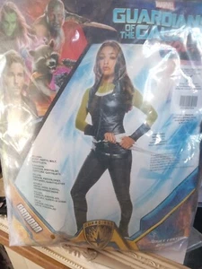 guardians of the galaxy Gamora Superhero Assassin Ladies Hen Fancydress Costume - Picture 1 of 4