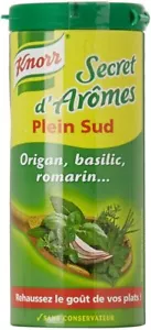 Knorr Secret d'Arômes Plein Sud la Boîte de 60 g - Lot de 4 - Foto 1 di 1