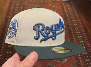 7 1/2 Kansas City Royals x 95 North x MLB x NOT Hat Club Topperz Myfitteds Lids - Picture 1 of 6