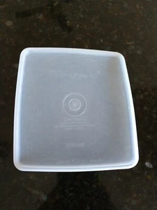 671-3 Repuesto Cuadrado Clásico Blanco Tupperware Sello Tapa 5x5 1/4" Almacenamiento - Imagen 1 de 3
