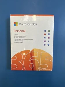 9E0P8U3 M365 Personal English Subscr 1YR NA Only - Picture 1 of 2