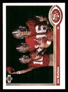 1991 Upper Deck #54 Joe Montana 3X UER/(Born Monongahela,/not New Eagle) - Picture 1 of 2