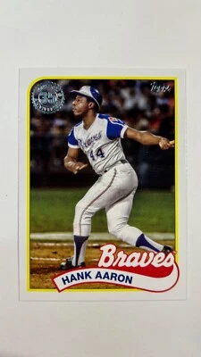 Hank Aaron 2024 Topps Series 2 1989 Baseball #89B2-2 Atlanta Braves - Image 1 of 2