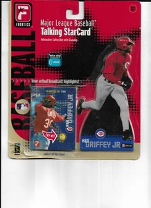 KEN GRIFFEY JR. 2000 TALKING BASEBALL CARD AND STANDUP-SEALED - Picture 1 of 2