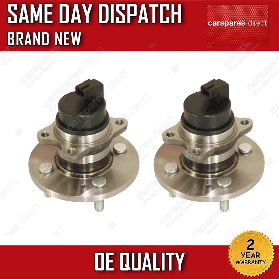 FOR HYUNDAI i20 / i10 / GETZ / ACCENT MK3 2002-2015 REAR WHEEL HUB & BEARING X2 - Image 1 of 1