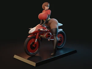 Kit de modelo de prueba de artista de la Comisión Super Stretch Hero Helen Sci FI Fan Art esculpido - Imagen 1 de 7