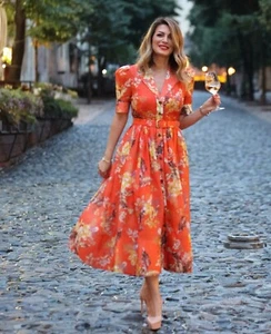 🧡 Zimmermann Matchmaker Shirt Dress Size 0 🧡 - Picture 1 of 11