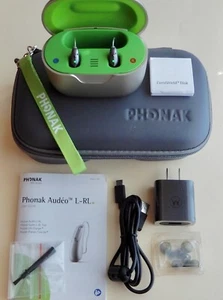 Phonak AUDEO LIFE Fully Waterproof L-RL Bluetooth Rechargeable RIC Hearing Aides - Picture 1 of 14