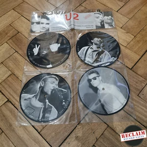u2 interview picture disc collection 7" 4 x picture disc vinyl record VG - Picture 1 of 7