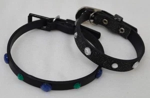 Custom Handmade Genuine Leather Dog Collar choose color stud studded SIZE XS S - Bild 1 von 12