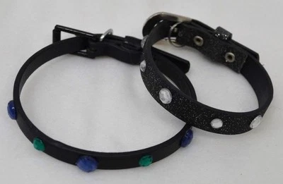 Специальный ручной работы из натуральной кожи собаки воротник выбрать цвет гвоздики с заклепками размер XS S - Изображение 1 из 4