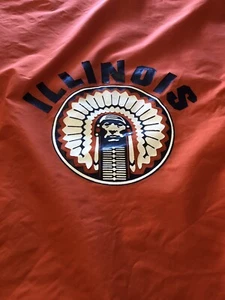 Univ. Coperta impermeabile da stadio of Illinois Chief Illiniwek con fodera sherpa - Foto 1 di 8