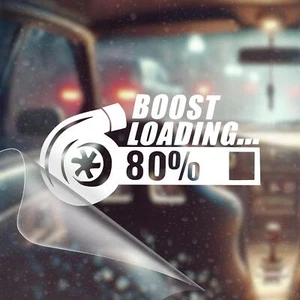 Boost Loading - Calcomanía de vinilo para coche JDM pegatina de parachoques para coche - Imagen 1 de 7