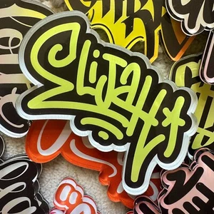 Namensmagnet: ELIJAH | für Kühlschrank, Spind oder Büro | Graffiti | Kalligraphie - Bild 1 von 5