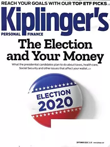 Kiplinger's Personal Finance Magazine Election and Your Money Top ETF's 2020 . - Picture 1 of 6