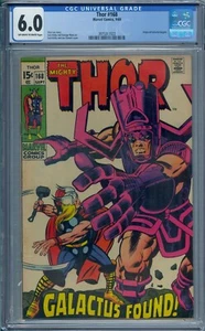 THOR #168 CGC 6.0 ORIGIN GALACTUS JACK KIRBY - Picture 1 of 2