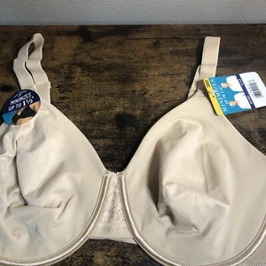 VANITY FAIR RADIENT Beige Underwire Smooth Support Minimizer Bra Sz 38D - Picture 1 of 11