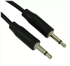 6ft 3.5mm SLIM MONO TS (2 conductor) Male to Male Audio Cable - Picture 1 of 3