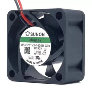 1PC SUNON 4CM MF40201VX-1000U-G99 12V 1.06W cooling fan - Picture 1 of 3