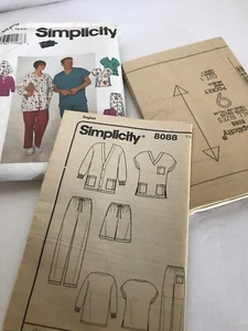 SIMPLICITY 8088 Chaqueta Exfolibs Prendas para el torso Pantalones Cortos PATRÓN XS-S-M Hombres Mujeres Unisex - Imagen 1 de 5
